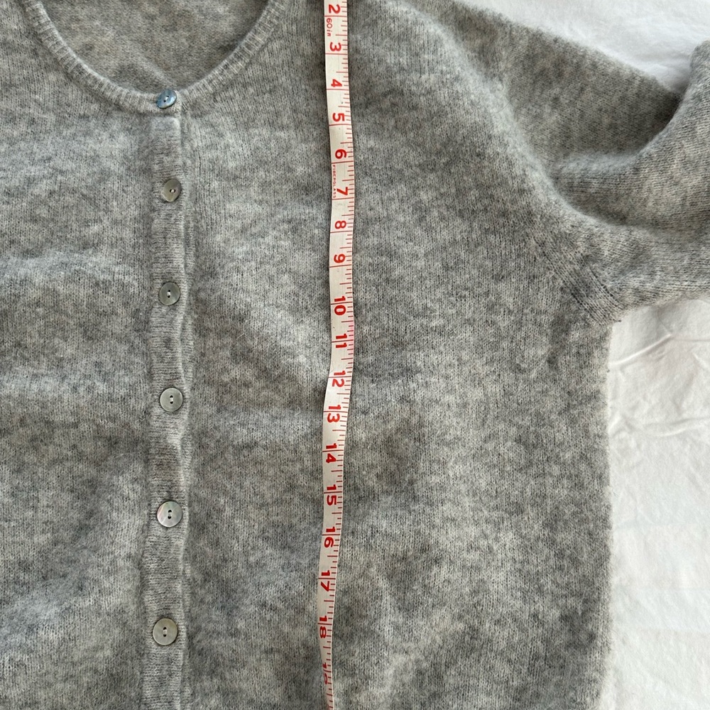 American Vintage Vitow Cardigan Heather Grey - Picture 5 of 5